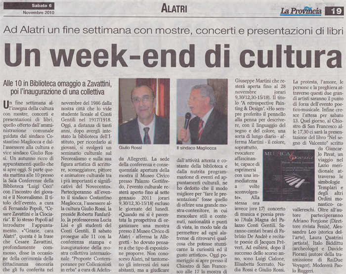Artikel La Provincia November 2010